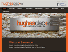 Tablet Screenshot of hughes-decorr.com